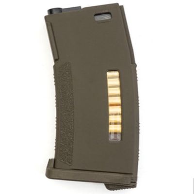 Clover Airsoft - PTS EPM M4 Mid Cap Magazine - 150 BB Capacity Mag (5 Magazine Pack, OD Green)