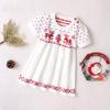 Kids Fall Dress Toddler Kids Baby Girls Christmas Knit Sweater Princess Party Dress Xmas Outfits Formal Long Sleeve Dress (White, 6-12 Months) view 2