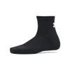 Under Armour Unisex-Child Youth Training Cotton Quarter Socks 3 Pack, (001) Black/Black/White, Small view 4
