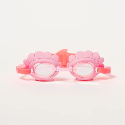 Mini Swim Goggles | Melody the Mermaid Neon Strawberry