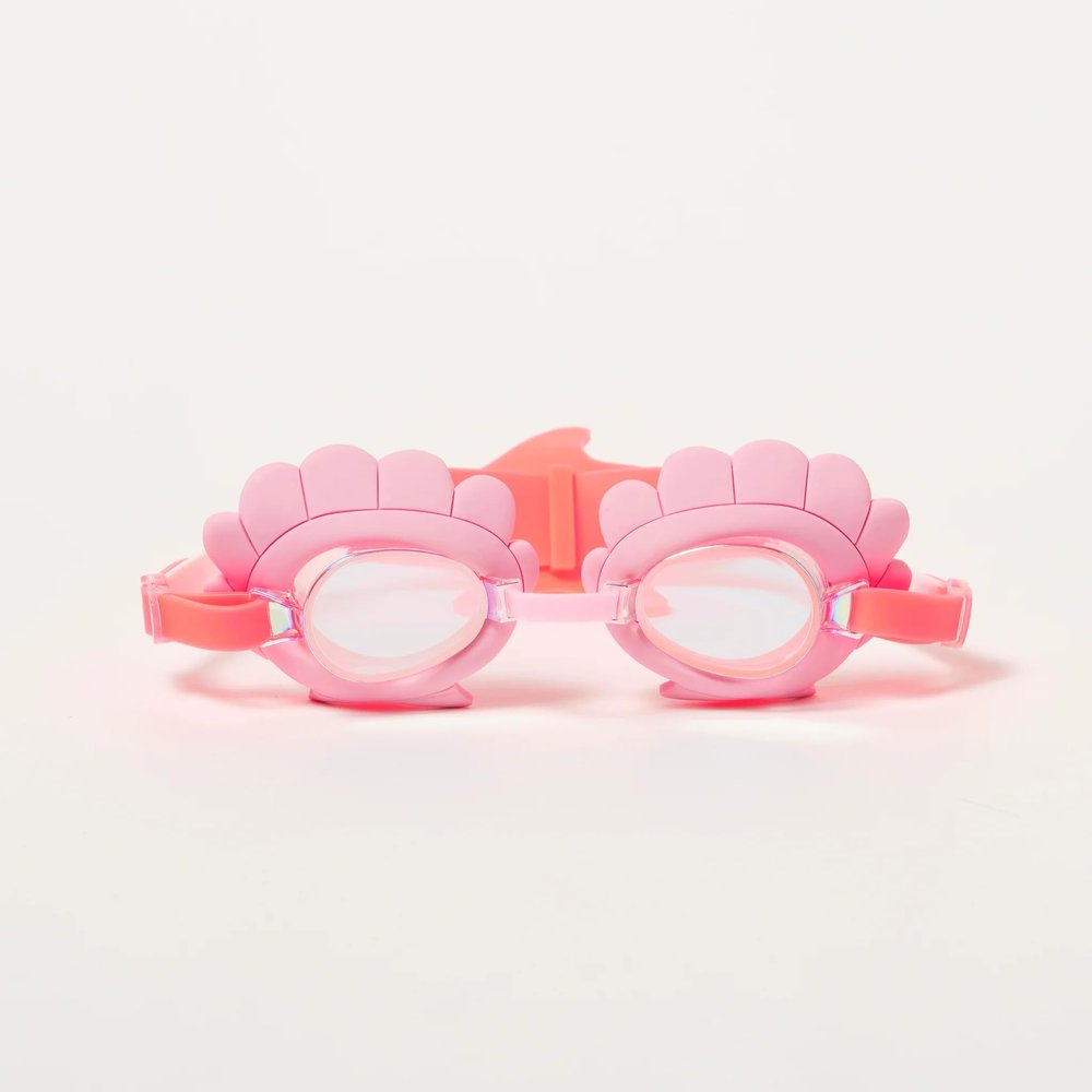 Mini Swim Goggles | Melody the Mermaid Neon Strawberry