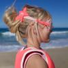 Mini Swim Goggles | Melody the Mermaid Neon Strawberry view 2
