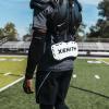 Xenith Elite Football Back Plate- Lower Backplate for Shoulder Pads- Durable Adjustable Straps and High Impact Padding- Gold Drip Elite- Universal view 4