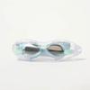 Mini Swim Goggles | Salty the Shark Aqua view 4