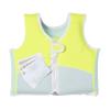 SUNNYLiFE Swim Vest - Constructed with Neoprene Plus a Secure Front Zip and Develop Water Confidence. | Toddler Swim Vest (Salty The Shark | Aqua Neon Yellow, 1-2) view 1