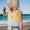 SUNNYLiFE Swim Vest - Constructed with Neoprene Plus a Secure Front Zip and Develop Water Confidence. | Toddler Swim Vest (Salty The Shark | Aqua Neon Yellow, 1-2) view 2