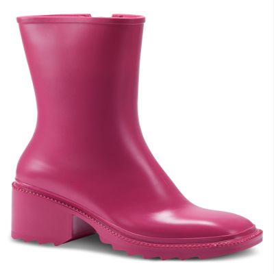 INC Womens Everett Faux Leather Outdoor Rain Boots Pink 7 Medium (B,M)