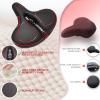 BUCKLOS Wide Bike Seat for Men Women Ebike Seats Comfort Extra Large Comfortable Bicycle Seats Saddle for Ebike/Crusier/Exercise/Peloton Bike view 3