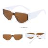 helena Luxury Punk Pilot Sunglasses Men Women Trends Y2k Sports Sun Glasses Unisex Gradient 2000'S Shades Eyewear (white tea) view 2