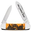 Case XX 2023 Halloween Canoe 10626 Smooth Persimmon Orange Bone Stainless Steel Pocket Knife view 1