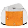 Case XX 2023 Halloween Canoe 10626 Smooth Persimmon Orange Bone Stainless Steel Pocket Knife view 3