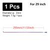 NORAZE 1 Pcs Bike Radius 26 27.5 29 Inch Wheel Rainbow Bicycle Spokes Rim Mountain Road Bike Stainless Steel 259-293mm (Color : Rainbow, Size : 1 pcs 293mm) view 2