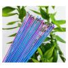 NORAZE 1 Pcs Bike Radius 26 27.5 29 Inch Wheel Rainbow Bicycle Spokes Rim Mountain Road Bike Stainless Steel 259-293mm (Color : Rainbow, Size : 1 pcs 293mm) view 3