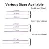 NORAZE 1 Pcs Bike Radius 26 27.5 29 Inch Wheel Rainbow Bicycle Spokes Rim Mountain Road Bike Stainless Steel 259-293mm (Color : Rainbow, Size : 1 pcs 293mm) view 4