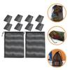 Cabilock Medium Mesh Pool Bag Drawstring Sports Tote Bag Polyester 10 Pack Black view 3