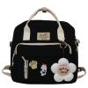 Extolove Cute Messenger Bag Y2K Kawaii Crossbody Bag Japanese Backpack Aesthetic Ita Bags with Kawaii Accessories (Black) view 1