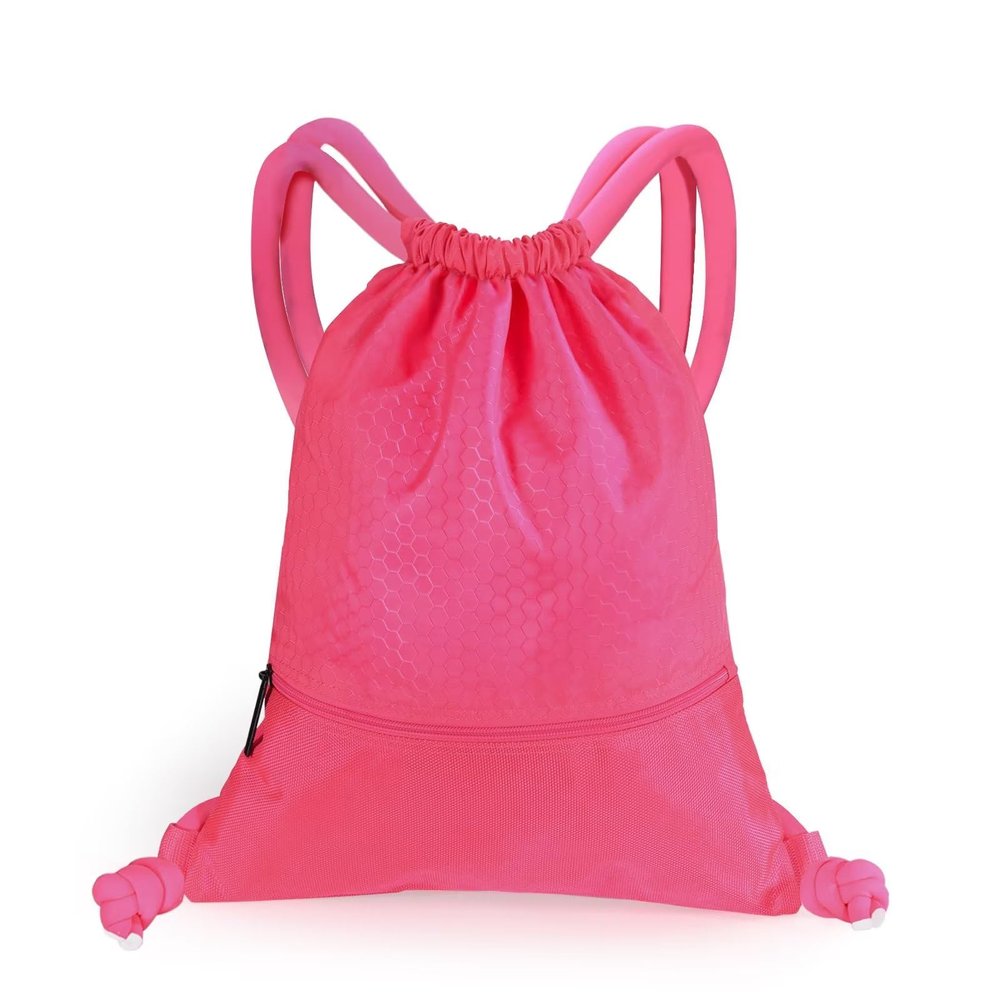 GAENMESH Drawstring Backpack Bag for Sports Lightweight Foldable Gym Bag with Sturdy Draw Cord Shoulder Strap Hiking Travel Camping