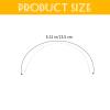 SEWACC 10 Pairs Bra Under Wires Metal Replacement Underwire Repair Underwear Support Rings Regular Bras Wire Heavy Gauge Sturdy Wire for Bras Replaceable Underwire view 2