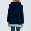 Womens Pet Pouch Hoodies Fleece Lightweight Long Sleeve Big Kangaroo Cat Dog Holder Carrier Sweatshirts Pullover Dark Blue view 4