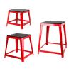 OUKIDR Plyometric Platform Box, 12/18/20/24 Inch Fitness Exercise Jump Box Step For Fitting, Plyometric Box Jumping Exercise Training (Red 3 sets) view 1