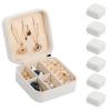 17Dec 6-Pack Small Travel Jewelry Case Organizer,Mini Travel Essentials for Women,Bridesmaid Gifts Birthday Gifts for Women,Small Jewelry Box for Girls 8-12 view 1