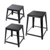 OUKIDR Plyometric Platform Box, 12/18/20/24 Inch Fitness Exercise Jump Box Step For Fitting, Plyometric Box Jumping Exercise Training (Black 3 sets) view 1