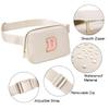 Gitus Belt Bag Fanny Pack Crossbody Bags with Initial Letter Patch Cute Stuff Birthday Gifts for Teenager Girls Trendy Preppy Stuff for Teen Girls(Beige-D) view 4