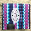 EQUIGEAR Horse Western Show Saddle pad/New Zealand Wool Western Saddle Blanket Top Wool Pad Sensor Flex (Customization Available) J606 (32x32) view 1