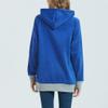 Womens Pet Pouch Hoodies Fleece Lightweight Long Sleeve Big Kangaroo Cat Dog Holder Carrier Sweatshirts Pullover Blue view 4