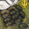 Golf Iron Covers Set 11pcs Black PU Leather, Durable Golf Iron Head Covers for Ping Titleist Callaway Taylormade Cobra Clevleand(3-9 P G S L) view 3