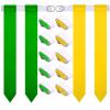Sintege 14 Pcs Player Flag Football Belt Set, Adjustable Football Flag and Belts Gifts for Youth Adults Sports Training (Yellow,Green) view 1