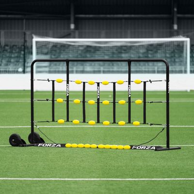 FORZA Mini GK Ball Deflector  Soccer Training Equipment for Goalkeepers (No Upgrade, with Wheels)