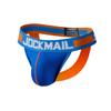 Mens Jockstrap Underwear Wide Belt Athletic Supporter Mens Thongs Sport Underwear Jock Strap (Large, 201blue) view 1