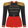 Aislor Women's Circus Ringmaster Cosplay Costume Long Sleeve Tassel Tuxedo Jacket Leotard Jumpsuit Bodysuit F0047#Black X-Large view 3