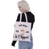 G2TUP Chip and Mrs Potts Shoulder Bag Tea Party Tote The Best Teacup Is Chipped Belle Inspired Canvas Bag (Best Teacup TG) view 2