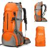King'sGuard 70L Hiking Backpack with Rain Cover Lightweight Waterproof Travel Camping Backpack Large Backpacking Pack for Men and Women (Orange) view 1