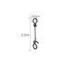 Leadigol 50Pcs Stainless Steel Fishing Clips Fishing Snaps, Stainless Steel Clips Swivel Rolling Snap Quick Connection Accessory view 2