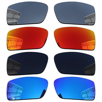 Acefrog 4 Pairs Polarized Replacement Lenses for Oakley Gascan OO9014 Sunglasses, Perfectly Fit, Shatterproof, Anti-scratch, Value Pack