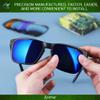 Acefrog 4 Pairs Polarized Replacement Lenses for Oakley Gascan OO9014 Sunglasses, Perfectly Fit, Shatterproof, Anti-scratch, Value Pack view 4