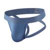 BRODDLE Men's Jockstrap Stretchy Nylon Pouch Workout Performance Athletic Supporters for Men Blue X-Large view 1