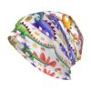 Beanie Hats,Funny Knit Hat Stretch Scarf Head Wrap,Classic Winter Warm Beanie Cap for Adults Men Women,Many Colorful Cartoon Dinosaurs view 1