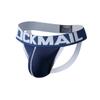 Mens Jockstrap Underwear Wide Belt Athletic Supporter Mens Thongs Sport Underwear Jock Strap (X-Large, 218darkblue) view 1