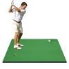 FQMYLTYN Golf Training Mat, Premium 20mm Artificial Turf Golf Mat, for Indoor/Outdoor Practice, Gifts for Men/Golf Lovers/Beginner, 2 Golf Tees, 10 Golf Balls (Size : 39.4 x 39.4in)