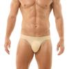 BRODDLE Men's Jockstrap Stretchy Nylon Pouch Workout Performance Athletic Supporters for Men Beige Large view 2