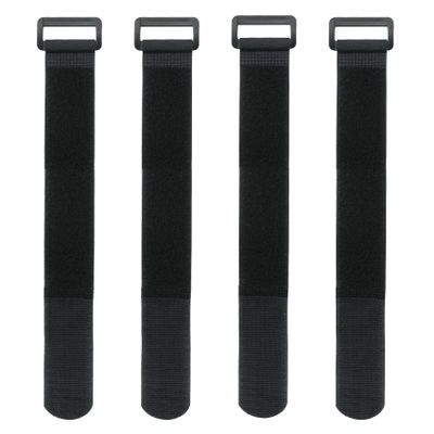 Bike Rack Straps, 4-Pack Adjustable Bike Wheel Stabilizer Strap with Hook and Loop for Car and Wall Mount, for Transportation and Storage (31.5'' x 1.18'')