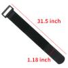 Bike Rack Straps, 4-Pack Adjustable Bike Wheel Stabilizer Strap with Hook and Loop for Car and Wall Mount, for Transportation and Storage (31.5'' x 1.18'') view 2