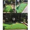 FQMYLTYN Pool Floating Golf Green Mat, 39"x 118" Artificial Turf Golf Hitting Mat, Mini Golf Game Mat for Indoor/Outdoor Practice, Gifts for Men/Golf Lovers/Beginner view 2