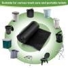 100 Portable Toilet Bags, Biodegradable with Drawstring & Lemon Scent, for 5-8 Gallon Bucket Seat for Outdoor Camping Car Travel view 3