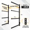 Yes4All Kayak Storage Rack Kayak Wall Mount Rack 400lbs 4 Adjustable Levels Kayak Rack for Outdoor, Indoor Kayak Storage Rack view 2