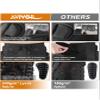 AVIVOR Protective Padded Shorts for Snowboard,Skate and Ski,Thicker Protection for Hip,Butt and Tailbone (XS) view 4